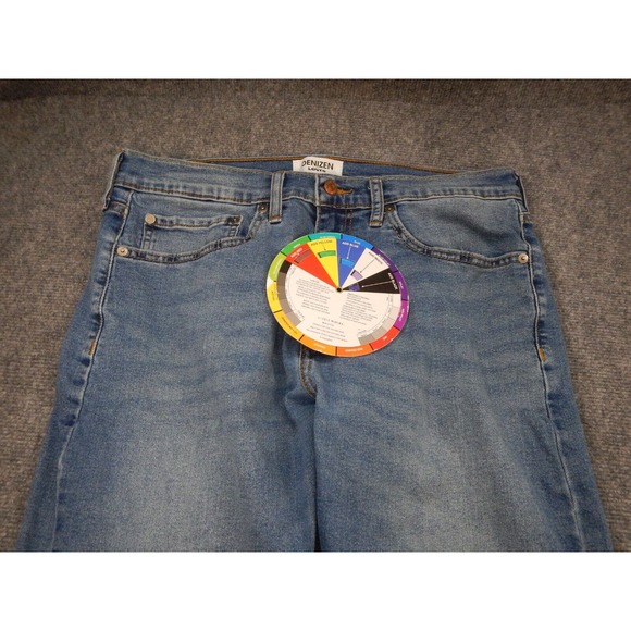 Denizen Levi's‎ Jeans Men's 34x30 (Fits 32x28) Blue Straight Leg Mid-Rise - Picture 2 of 10